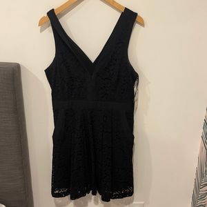 Black lace Free People dress